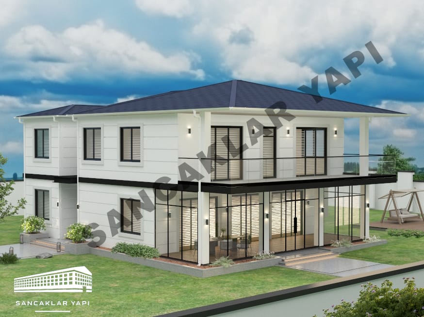 Hazır Projemiz Çelik Villa fotoğrafı